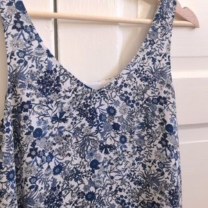 Floral Tank Top Blouse